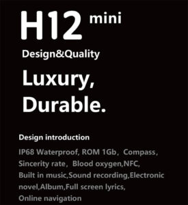 ساعت هوشمند طرح اپل واچ مدل H12 Mini سایز 41mm | اصلی