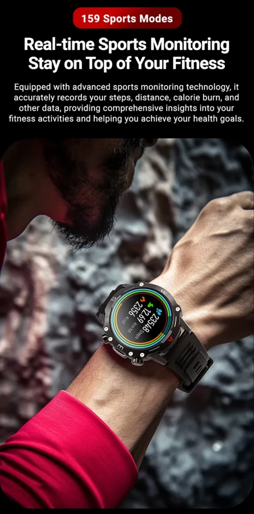 تصویری از ساعت هوشمند صفحه گرد مدل zordai od2